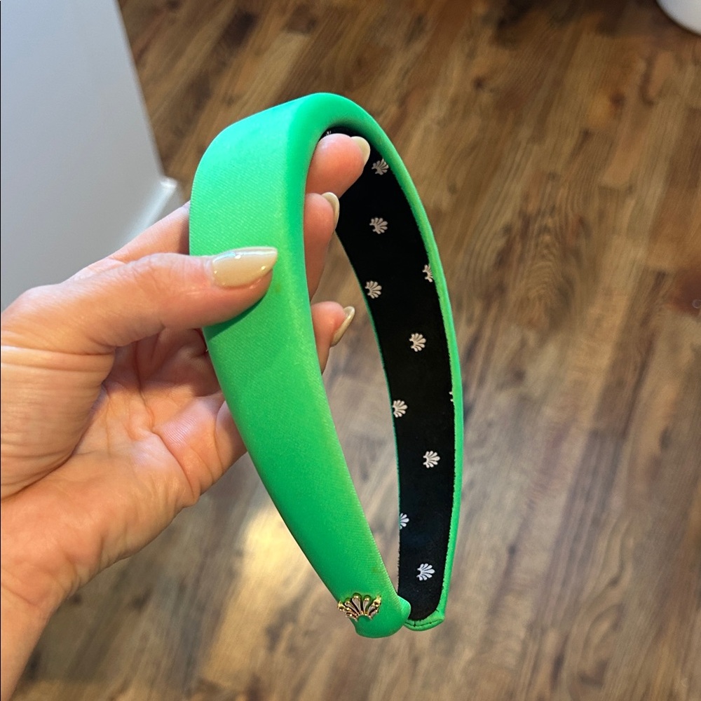 Lele Sadoughi Green Neoprene Alice  Headband